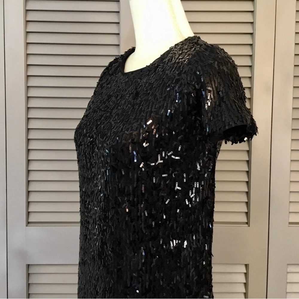 Bar III Black Sequin Dress - Picture 7 of 12